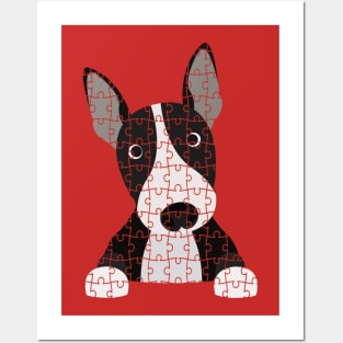 Bull Terrier Puzzle Posters and Art